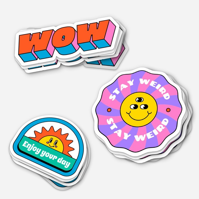 Gepersonaliseerde Contourgesneden Stickers | Sticker