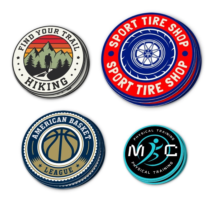 Gepersonaliseerde Ronde Stickers | Sticker